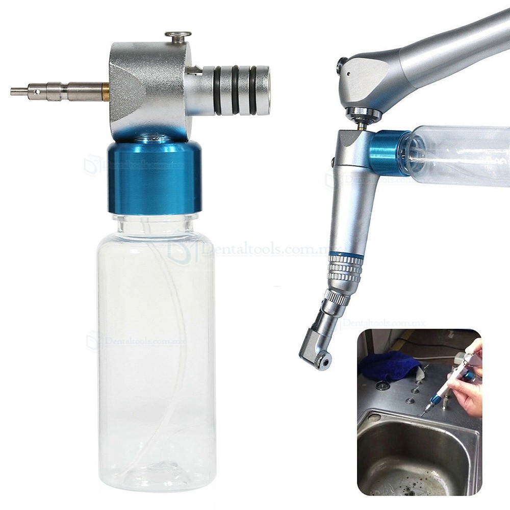 Dispositivo de Limpieza y Lubricaci&oacute;n para Piezas de Mano Dentales de Baja Velocidad